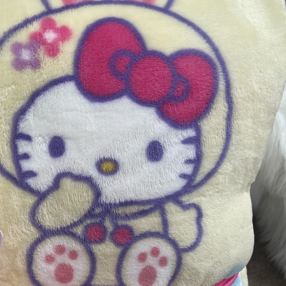 *BRAND NEW* Hello Kitty Easter 🐣 Plush Blanket - Twin Size